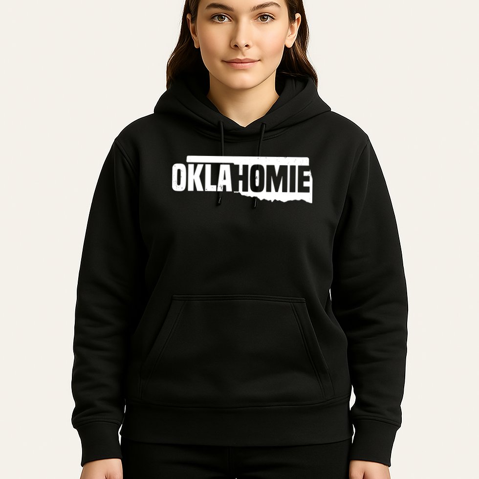 Oklahomie Funny Humor Oklahoma Pride Vintage Retro Hoodie