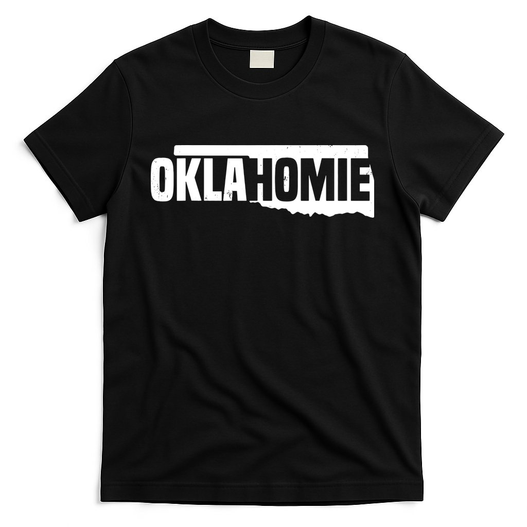 Oklahomie Funny Humor Oklahoma Pride Vintage Retro T-Shirt