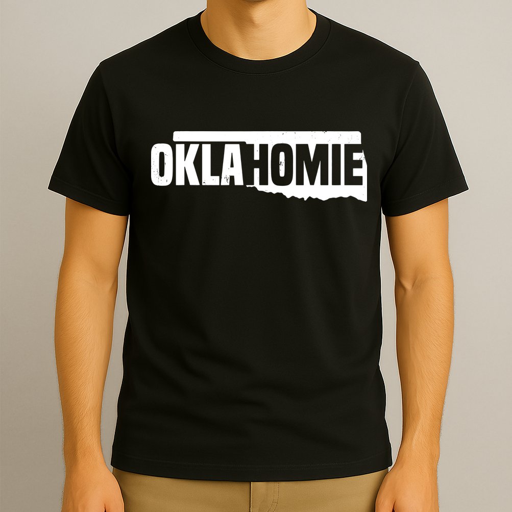 Oklahomie Funny Humor Oklahoma Pride Vintage Retro T-Shirt