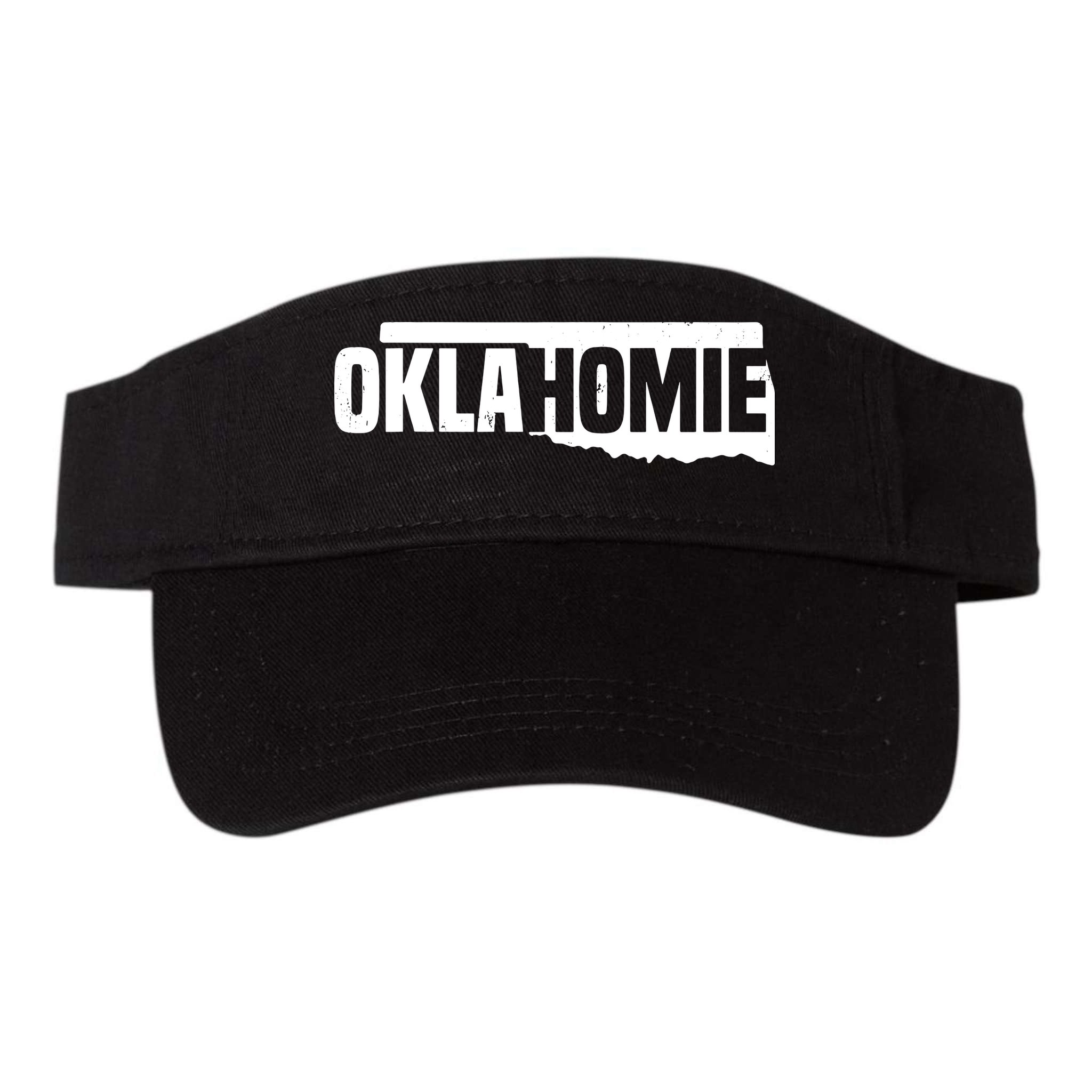 Oklahomie Funny Humor Oklahoma Pride Vintage Retro Visor