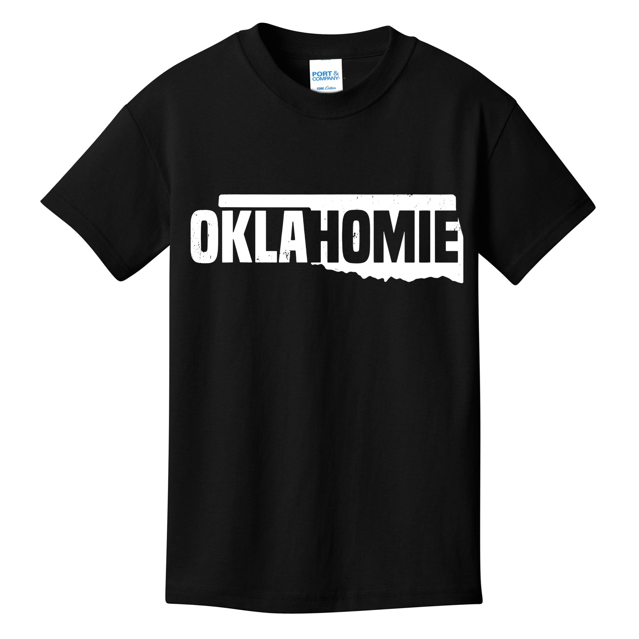 Oklahomie Funny Humor Oklahoma Pride Vintage Retro Kids T-Shirt