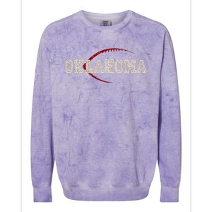 Oklahoma Football Icon Colorblast Crewneck Sweatshirt