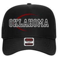 Oklahoma Football Icon High Crown Mesh Back Trucker Hat