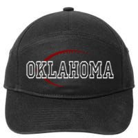 Oklahoma Football Icon 7-Panel Snapback Hat