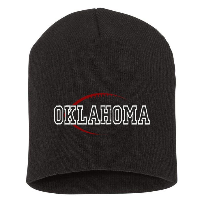 Oklahoma Football Icon Short Acrylic Beanie