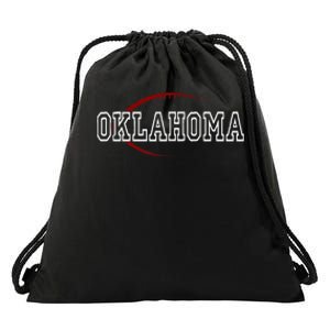 Oklahoma Football Icon Drawstring Bag