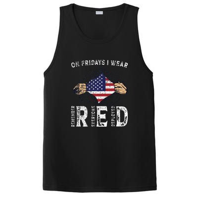 On Fridays I Wear Red USA Support PosiCharge Competitor Tank