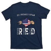 On Fridays I Wear Red USA Support T-Shirt