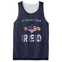 On Fridays I Wear Red USA Support Mesh Reversible Basketball Jersey Tank