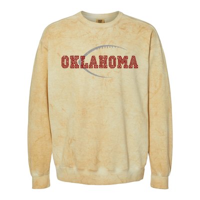 Oklahoma Football Icon Colorblast Crewneck Sweatshirt