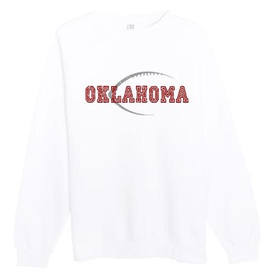 Oklahoma Football Icon Premium Crewneck Sweatshirt