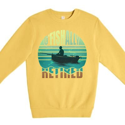 O'fishally Retired Premium Crewneck Sweatshirt