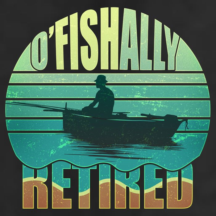 O'fishally Retired Cool Comfort Performance Bucket Hat