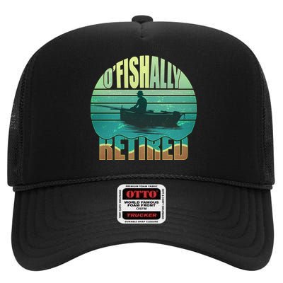 O'fishally Retired High Crown Mesh Back Trucker Hat