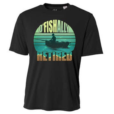 O'fishally Retired Cooling Performance Crew T-Shirt