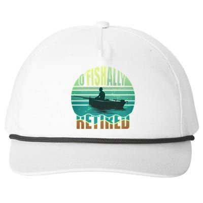 O'fishally Retired Snapback Five-Panel Rope Hat