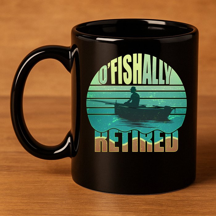 O'fishally Retired 11oz C Handle Ceramic Mug