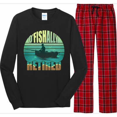 O'fishally Retired Long Sleeve Pajama Set