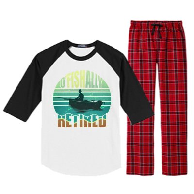 O'fishally Retired Raglan Sleeve Pajama Set