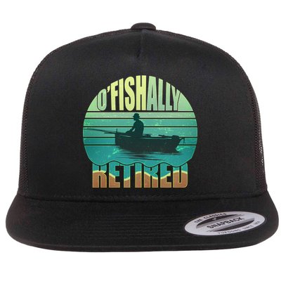 O'fishally Retired Flat Bill Trucker Hat