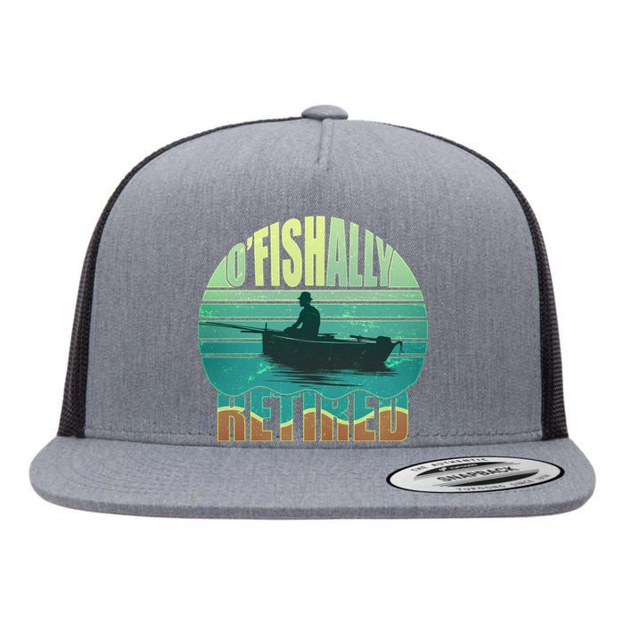 O'fishally Retired Flat Bill Trucker Hat