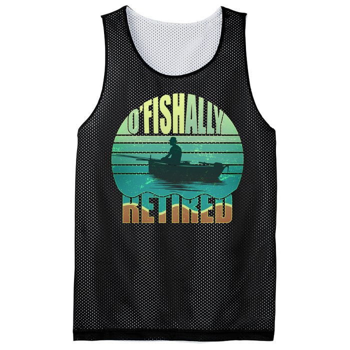 O'fishally Retired Mesh Reversible Basketball Jersey Tank