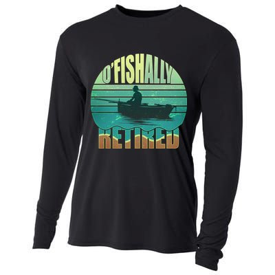 O'fishally Retired Cooling Performance Long Sleeve Crew