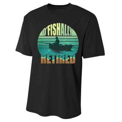 O'fishally Retired Performance Sprint T-Shirt