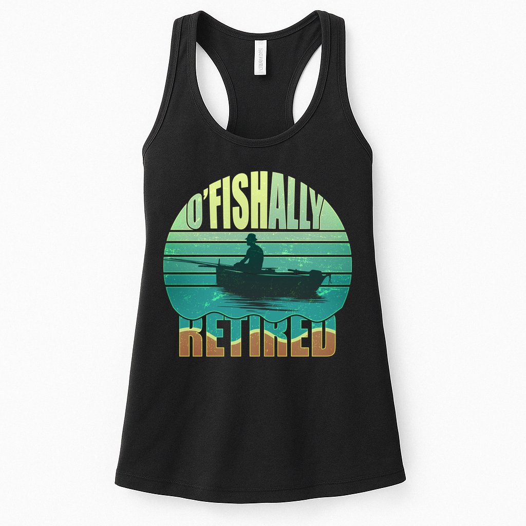 O'fishally Retired Womens Tank Top