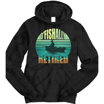 O'fishally Retired Tie Dye Hoodie