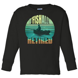 O'fishally Retired Toddler Long Sleeve Shirt