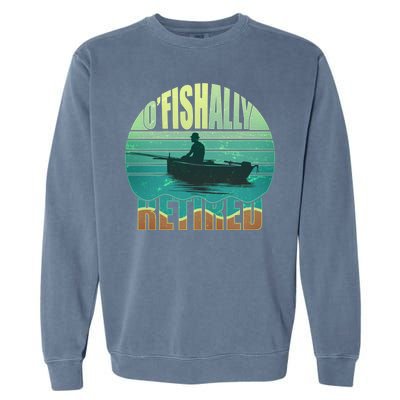 O'fishally Retired Garment-Dyed Sweatshirt