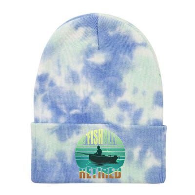 O'fishally Retired Tie Dye 12in Knit Beanie