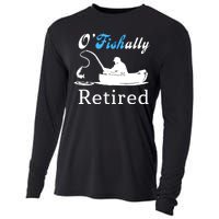 O'Fishally Retired Funny Fisherman Retirement Cooling Performance Long Sleeve Crew