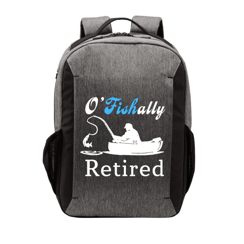 O'Fishally Retired Funny Fisherman Retirement Vector Backpack