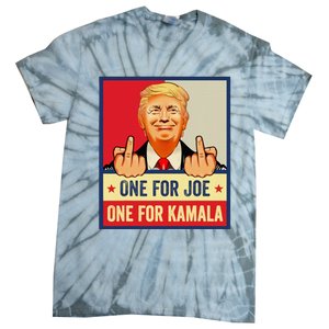 One For Joe One For Kamala Trump Vote Trump 2024 Tie-Dye T-Shirt