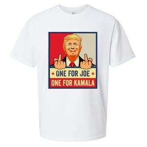 One For Joe One For Kamala Trump Vote Trump 2024 Sueded Cloud Jersey T-Shirt