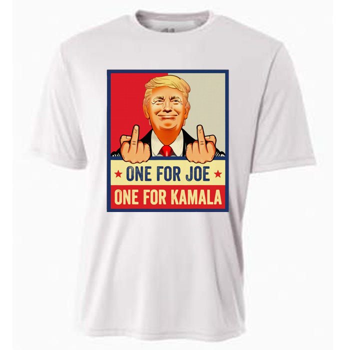 One For Joe One For Kamala Trump Vote Trump 2024 Cooling Performance Crew T-Shirt