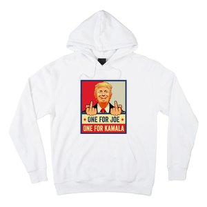 One For Joe One For Kamala Trump Vote Trump 2024 Hoodie