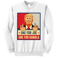 One For Joe One For Kamala Trump Vote Trump 2024 Sweatshirt