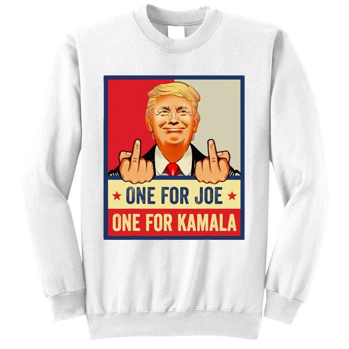 One For Joe One For Kamala Trump Vote Trump 2024 Sweatshirt