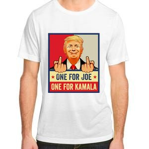 One For Joe One For Kamala Trump Vote Trump 2024 Adult ChromaSoft Performance T-Shirt