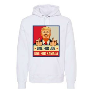 One For Joe One For Kamala Trump Vote Trump 2024 Premium Hoodie