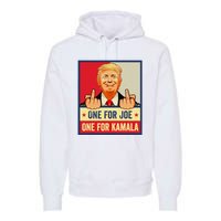 One For Joe One For Kamala Trump Vote Trump 2024 Premium Hoodie