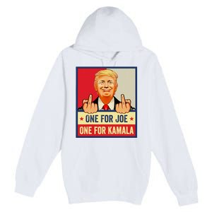 One For Joe One For Kamala Trump Vote Trump 2024 Premium Pullover Hoodie