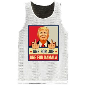 One For Joe One For Kamala Trump Vote Trump 2024 Mesh Reversible Basketball Jersey Tank