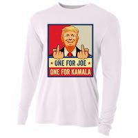 One For Joe One For Kamala Trump Vote Trump 2024 Cooling Performance Long Sleeve Crew