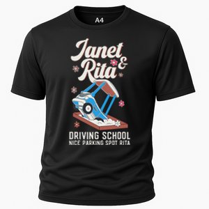 Outfit Funny Janet And Rita Driving School Cooling Performance Crew T-Shirt