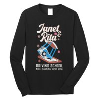 Outfit Funny Janet And Rita Driving School Long Sleeve Shirt