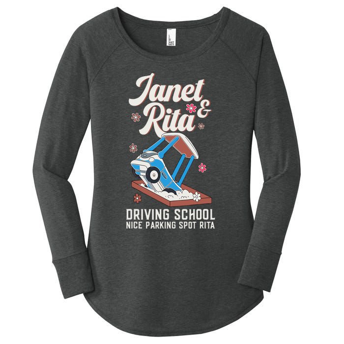 Outfit Funny Janet And Rita Driving School Women's Perfect Tri Tunic Long Sleeve Shirt